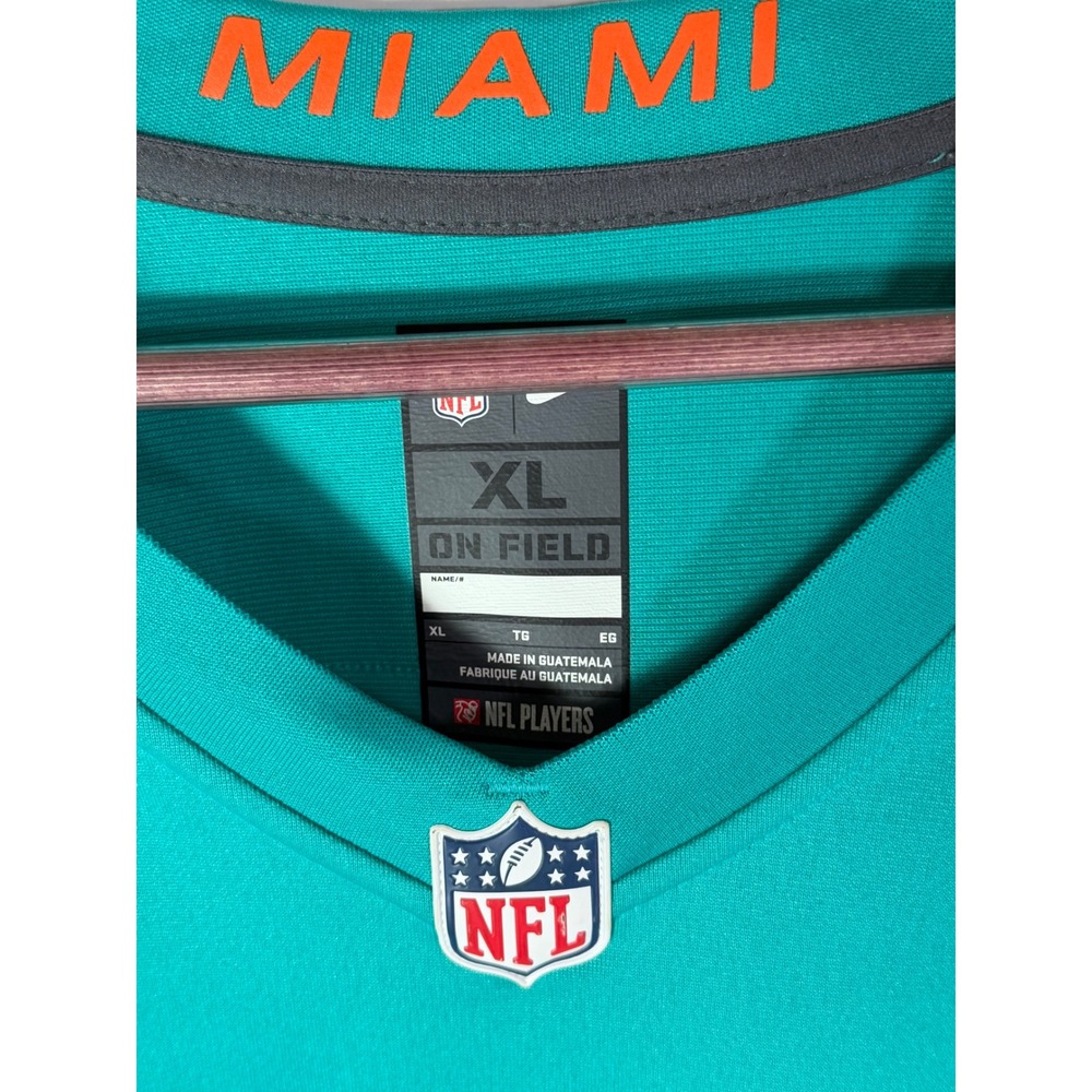 Nike NFL Miami Dolphins Tua Tagovailoa 1 Jersey Mens XL Aqua Teal On Field